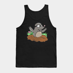 Mole Gardener Animal Funny Garden Gift Cool Tank Top